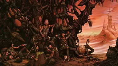 Illustration Another Time Another Place par Rodney Matthews