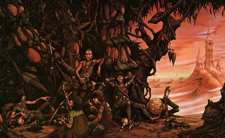 Illustration Another Time Another Place par Rodney Matthews