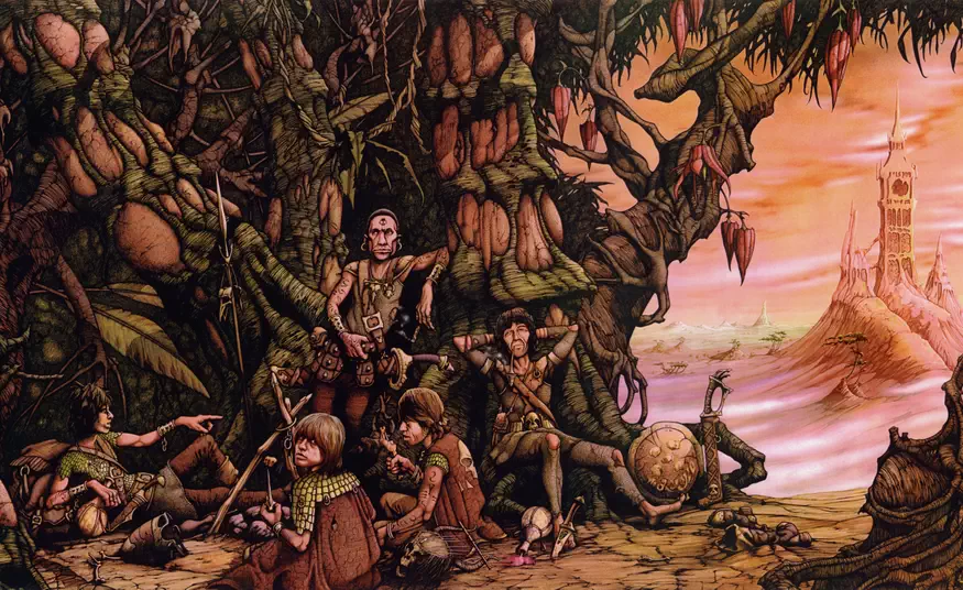 Illustration Another Time Another Place II par Rodney Matthews