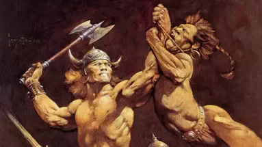The Disagreement par Frank Frazetta