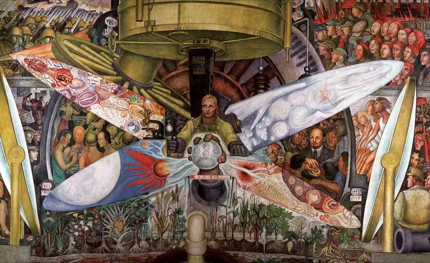 Man Controller of the Universe par Diego Rivera