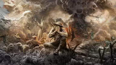 Illustration de la couverture de The Great War par Sabaton
