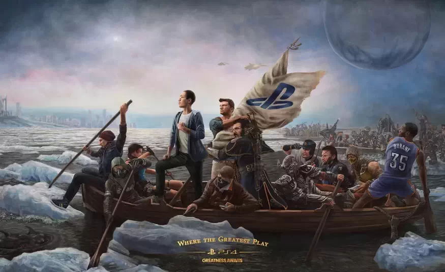 L'oeuvre Washington Crossing the Delaware d'Emanuel Leutze revue par Andreas Englund
