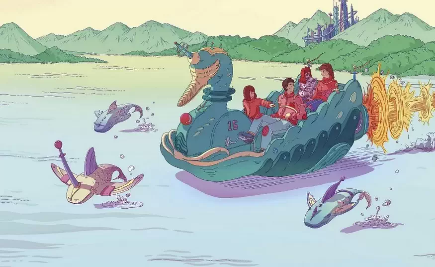 Visuels de la campagne publicitaire SNCF Intercités réalisée par Wenyi Geng