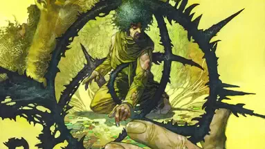 Illustration de Simone Bianchi pour la version double vinyle d’Exuvia par Caparezza