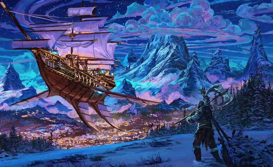 Illustration pour Critical Role par Kent Davis