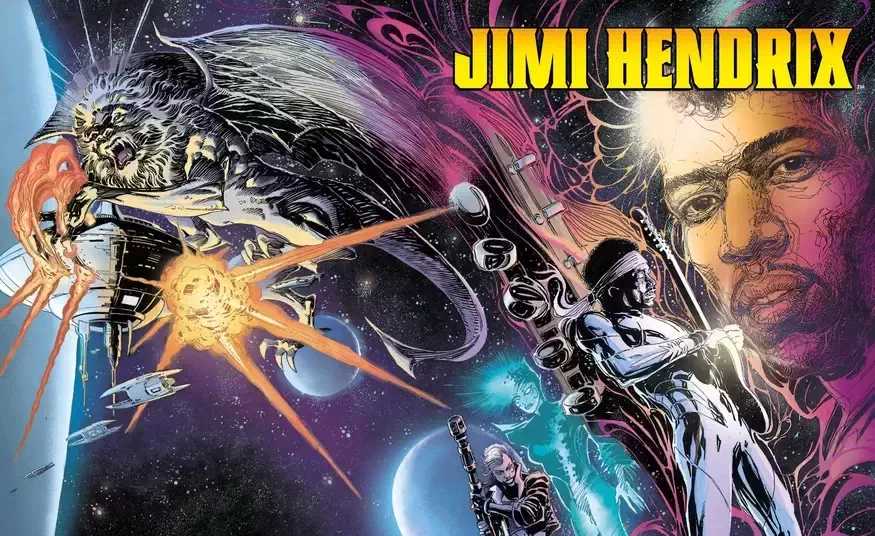 La couverture de Purple Haze oeuvre de Tom Mandrake