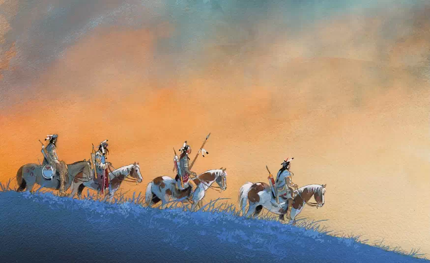 Album Cheyenne illustré par Patrick Prugne