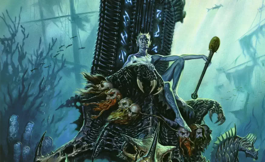 Couverture de l’aventure Wyrmskull Throne par Todd Lockwood