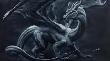 Dragon par Ciruelo Cabral